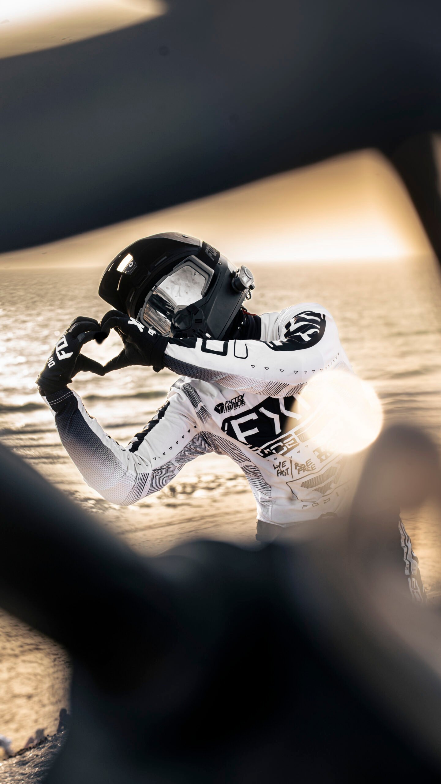 Passenger enjoying a motorcycle ride in the Atlas Mountains